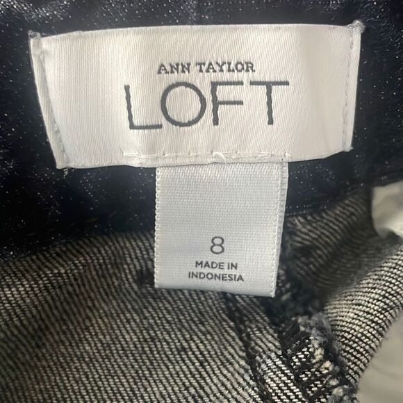 Ann Taylor Dark Blue Flare Jeans - Picture 4 of 9